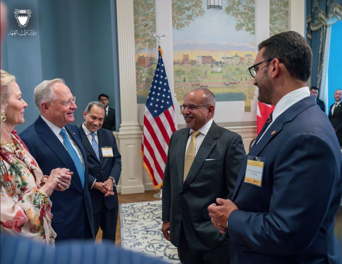 HRH Prince Salman attends a reception for Bahraini and American companies